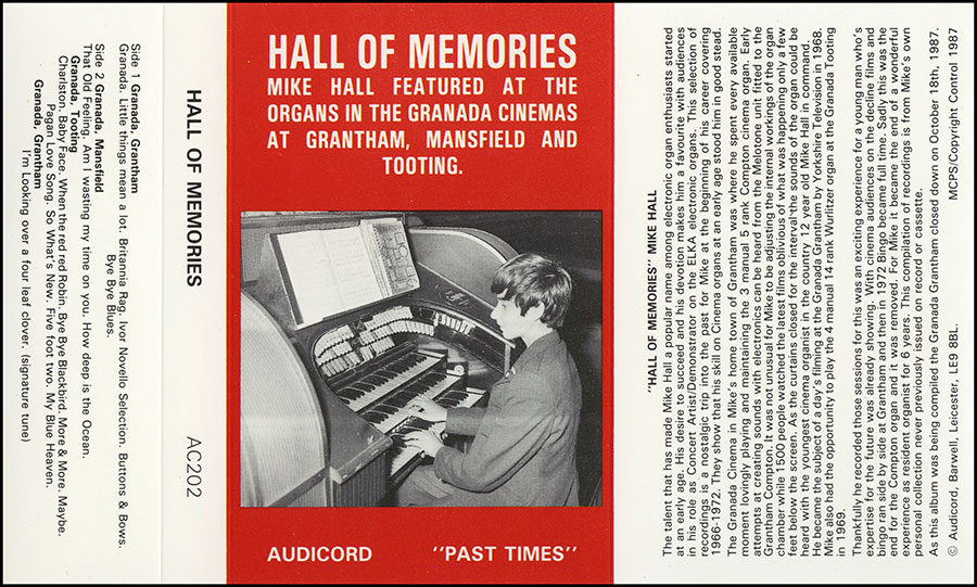 Mike Hall - Hall of Memories (Cassette)